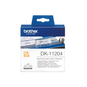 Brother Mehrzwecketiketten weiß (DK11204)