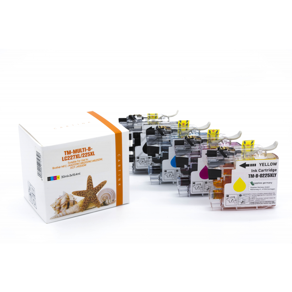 SG Tintenpatrone gelb, magenta, schwarz, cyan (2001219) ersetzt LC-225XL