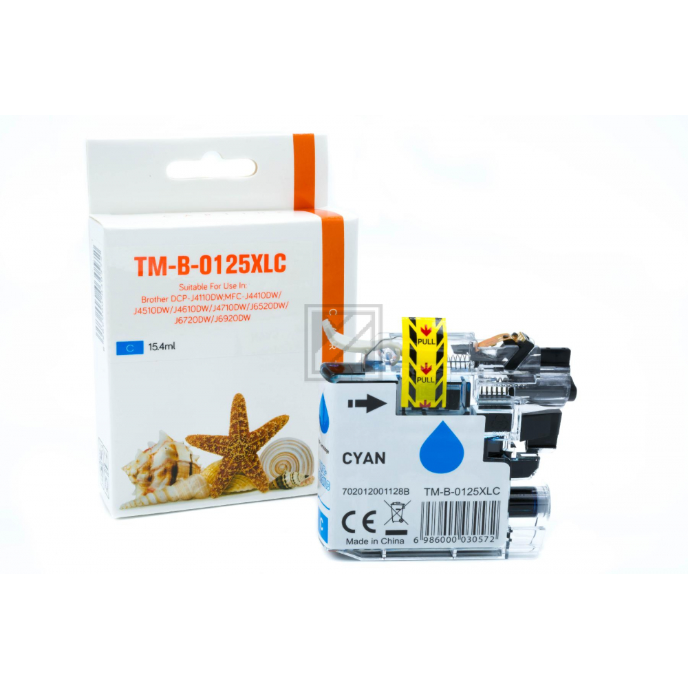 SG Tintenpatrone cyan HC (2001128) ersetzt LC-125XLC