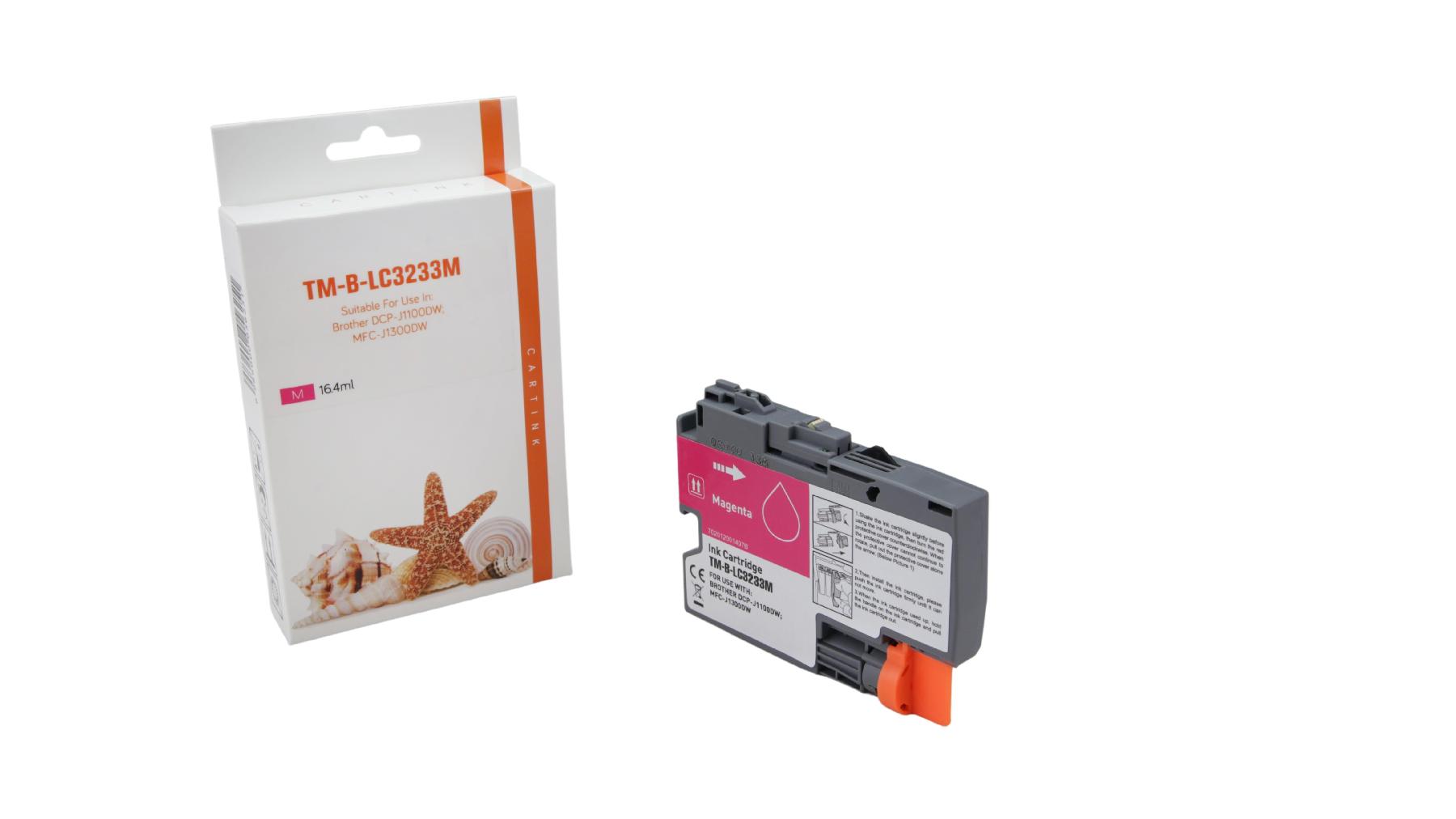 Alternativ zu Brother Tintenpatrone magenta LC-3233M 1500 Seiten