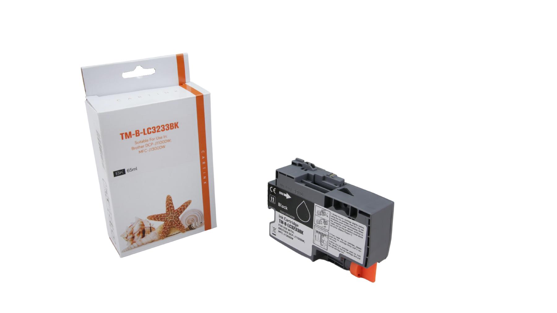 Alternativ zu Brother Tintenpatrone schwarz LC-3233BK 3000 Seiten