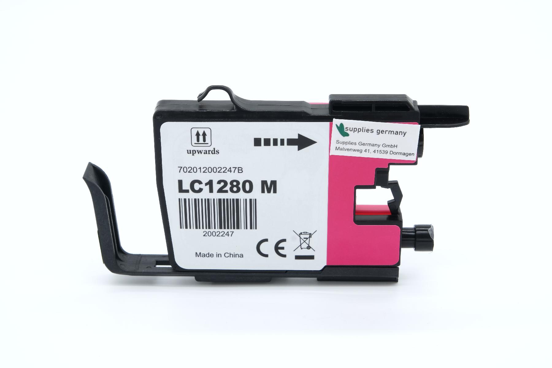 Alternativ zu Brother Tintenpatrone magenta LC-1280XLM 16.6 ml